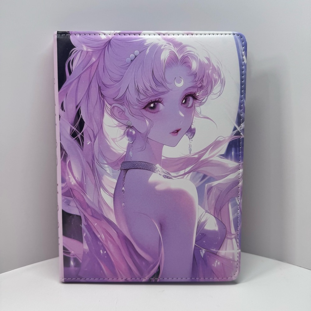 Purple Anime Notebook: Sailor Moon Style Fantasy Journal/Diary